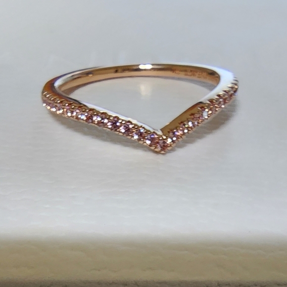 Pandora Timeless Wish Sparkling Pink Ring size 48 - Picture 7 of 9